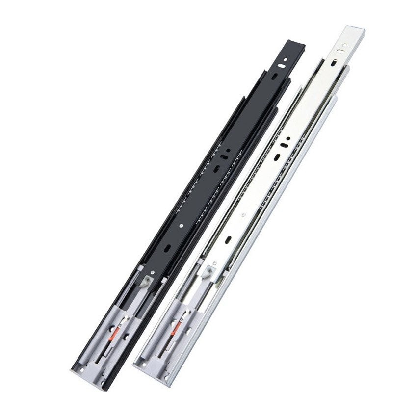 Push to Open Drawer Slides 1 Pair 45kg Load Capacity Side Mount ...