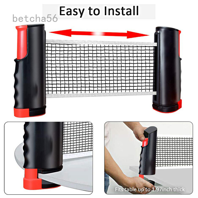 Portable Table Tennis Net Rack Anywhere Retractable Rack Replacement ...