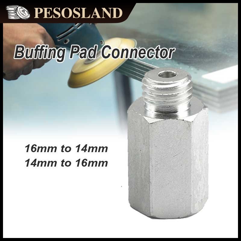 Buffing Pad Aluminum Adaptor M16 To M14 Thread Converter Connector ...