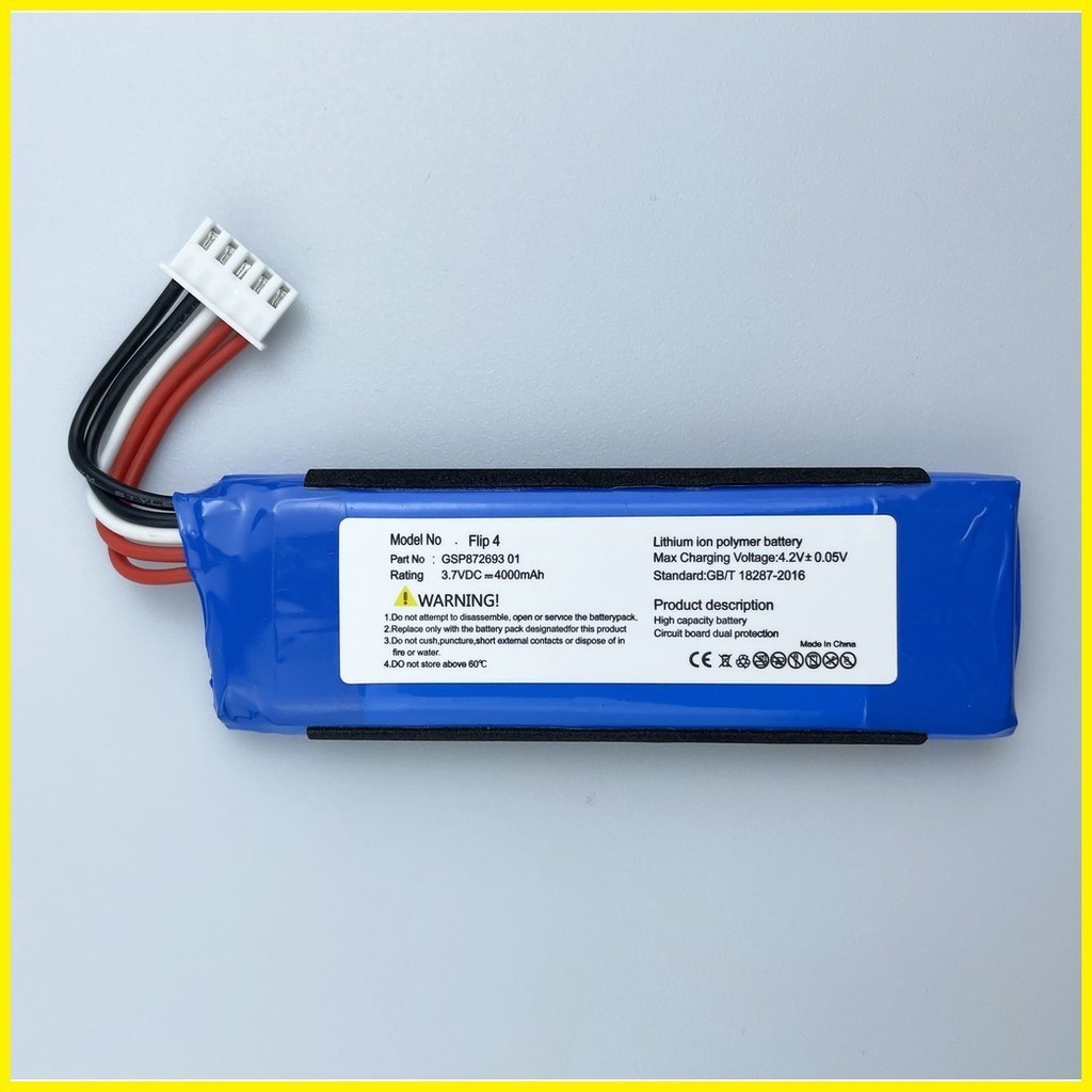 Original GSP872693 01 4000mAh Replacement Battery For JBL Flip 4 Flip 4 ...