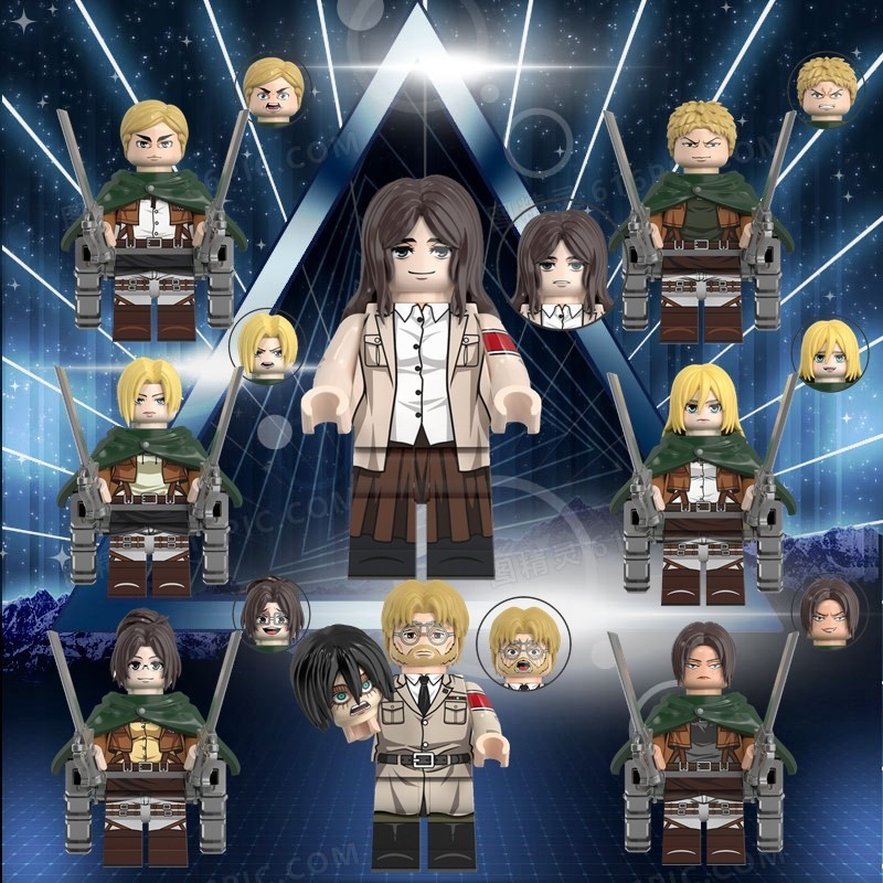 Compatible Latest Anime Series Super Giant Annie Leonhart Erwin Smith Hange Zoe Zeke Jaeger