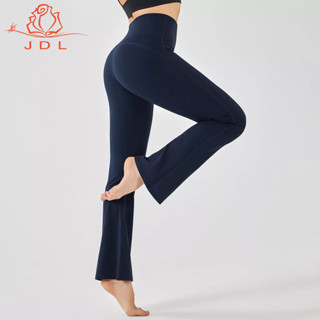 Women's Bootcut Yoga Pants Work Pants Crossover Split Hem Full