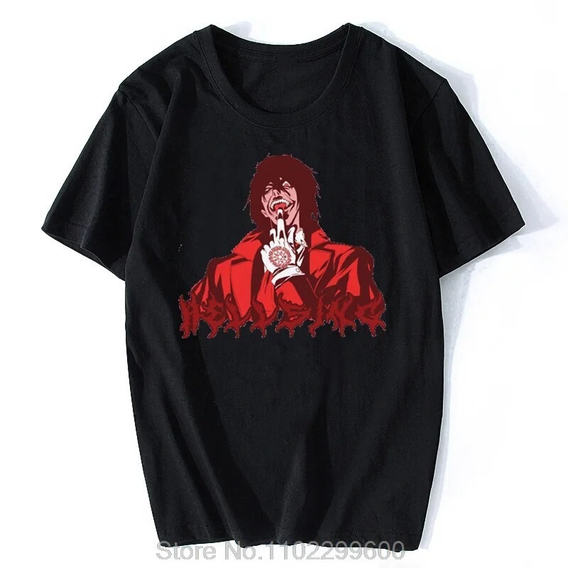 Hellsing Alucard Manga Book Tshirt Hot Anime Tshirt New Anime ...