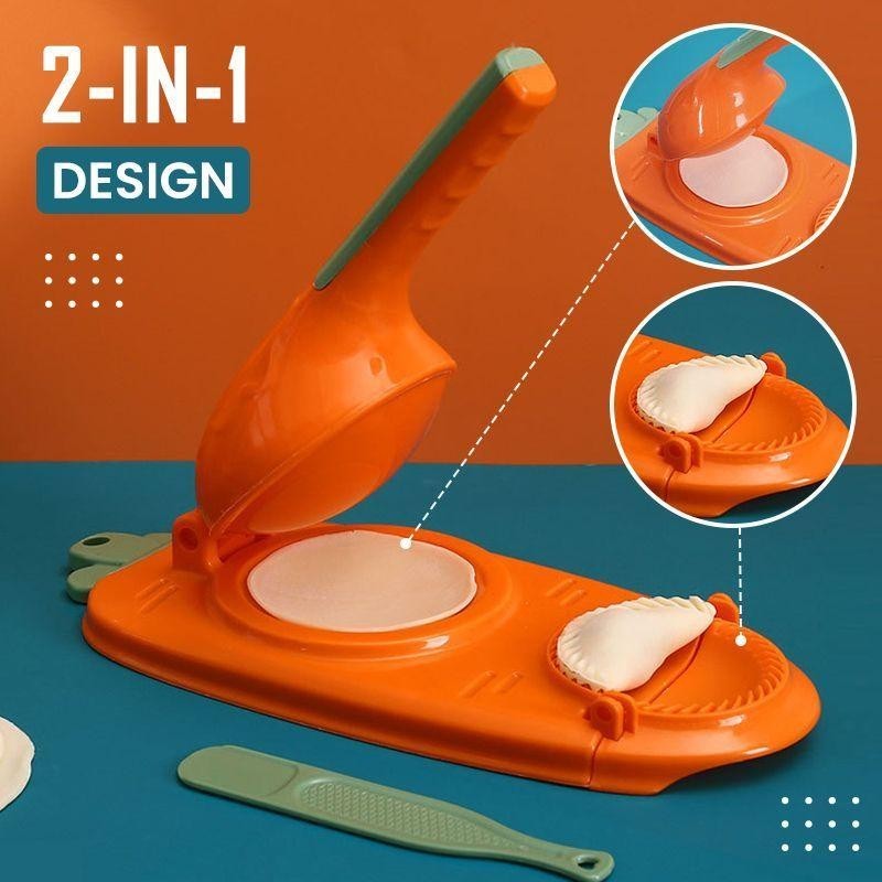 2-in-1 Efficient Dumpling Maker Manual Dough Presser Dumpling Wrapper ...