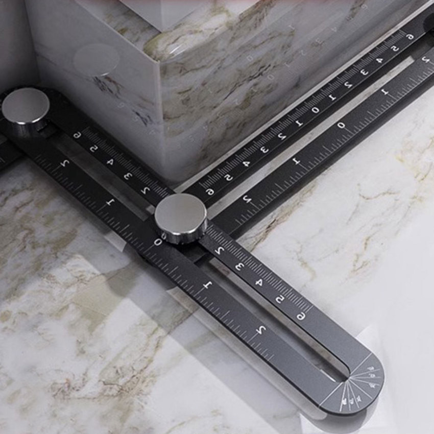 【Premium】Best Seller 6 Fold Aluminum Alloy Construction Angle Measuring ...