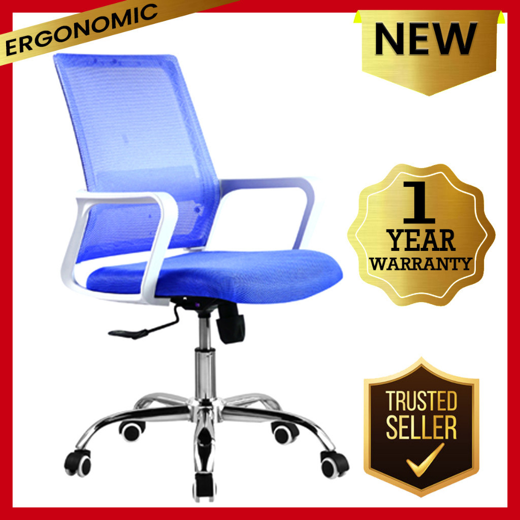 Ofix Deluxe 8 Mid Back Mesh Chair Shopee Philippines