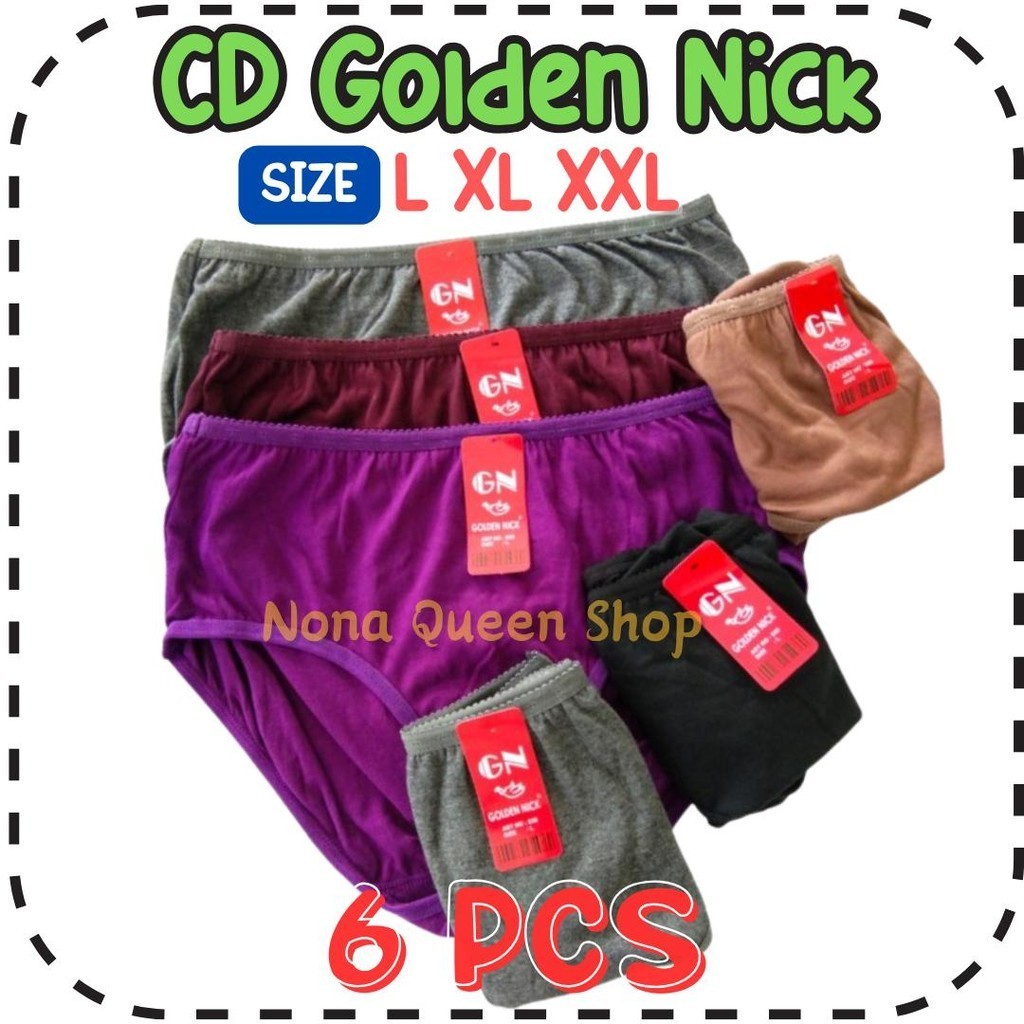 Set Of 6 Bold Color Women s Panties CD GOLDEN NICK Underwear