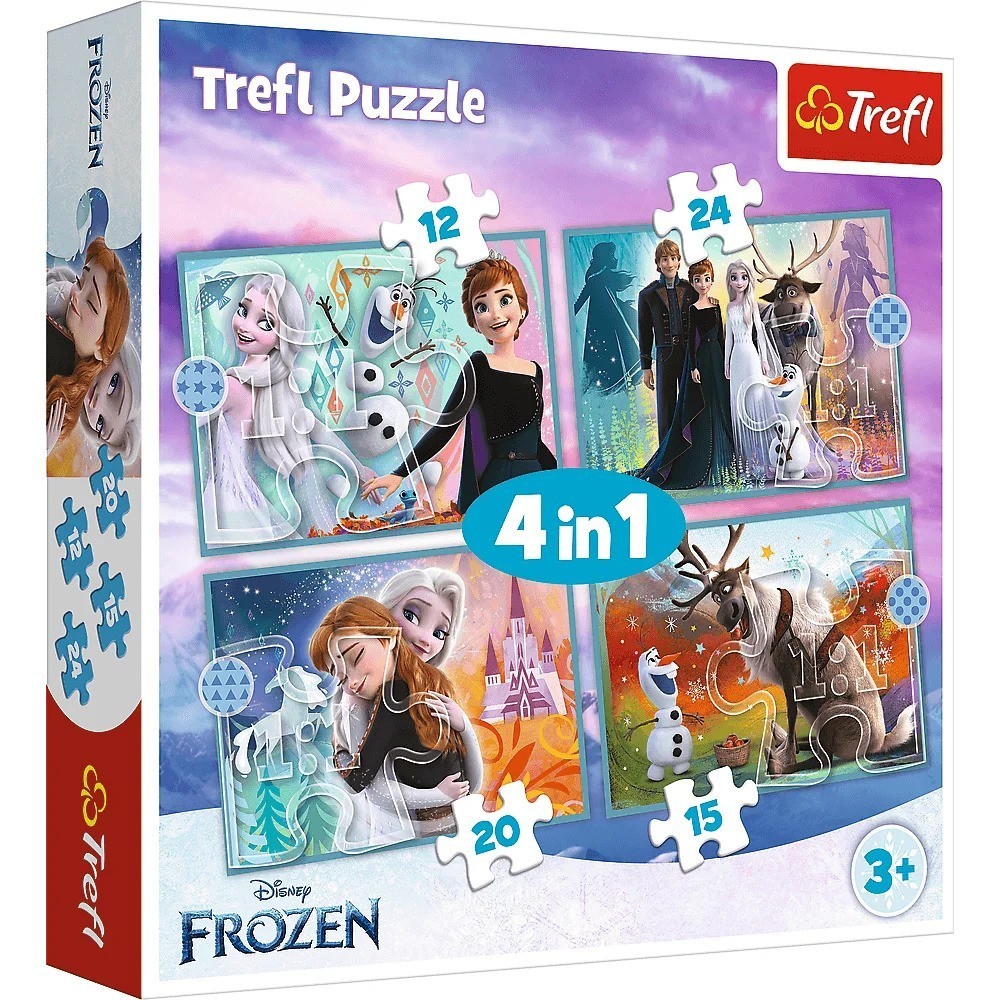 Trefl Disney Frozen 4 in 1 Puzzle | Shopee Philippines