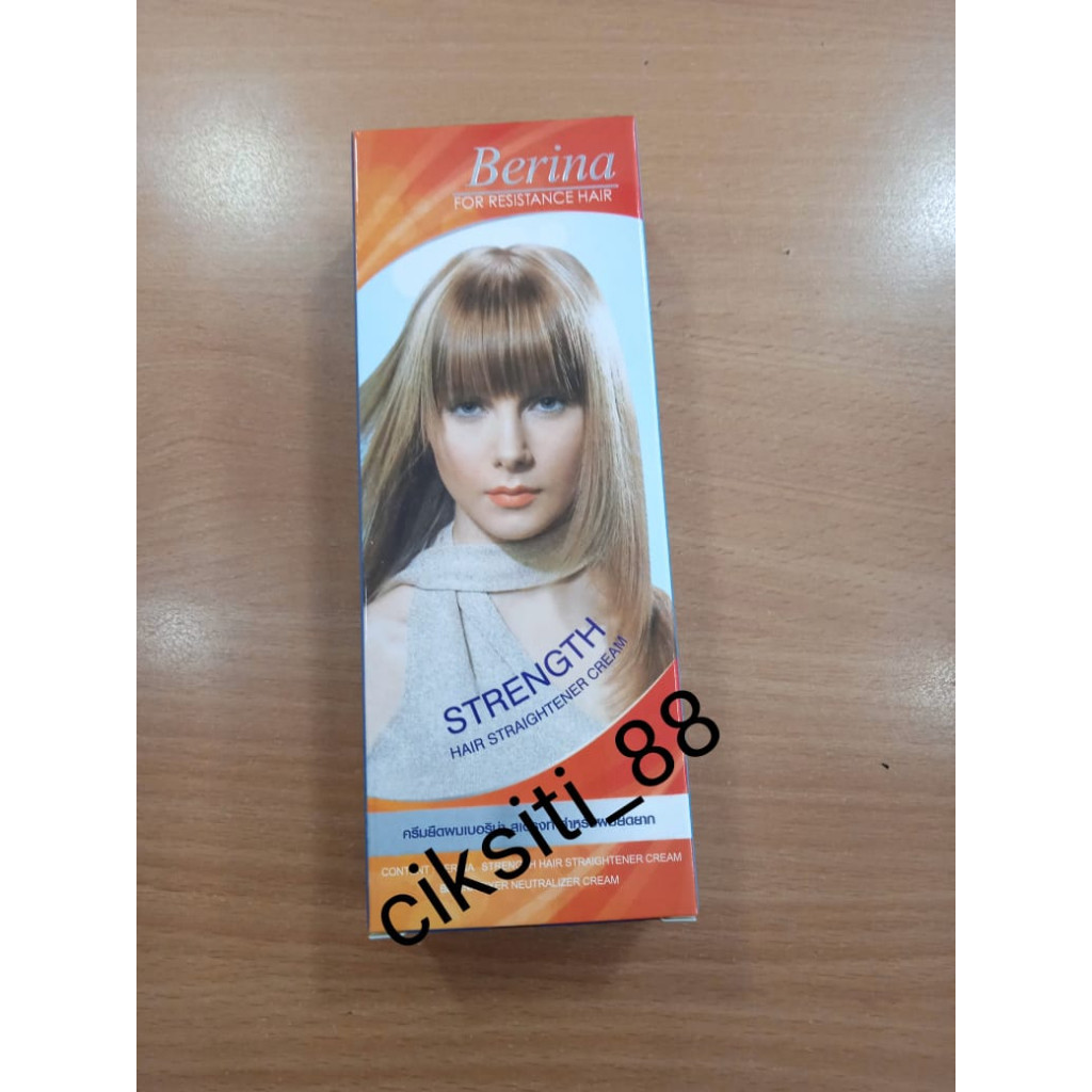 Berina strength hair straightener cream Shopee Philippines