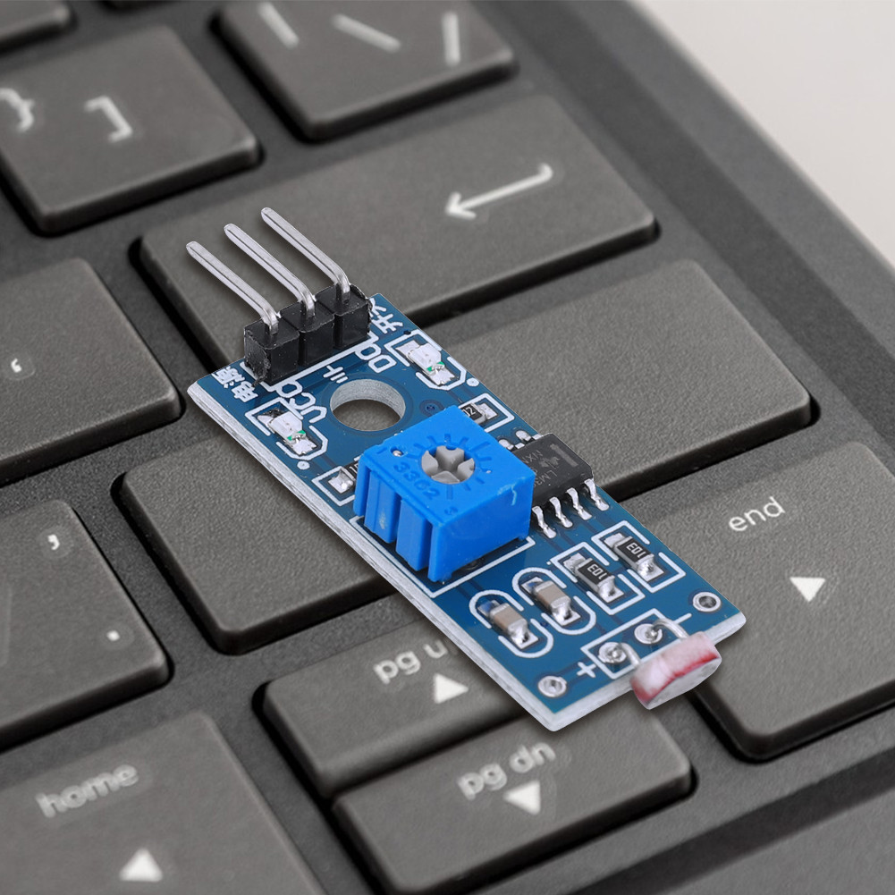 LM393 Light Sensor Switch Module with Digital Analog Output for Arduino ...