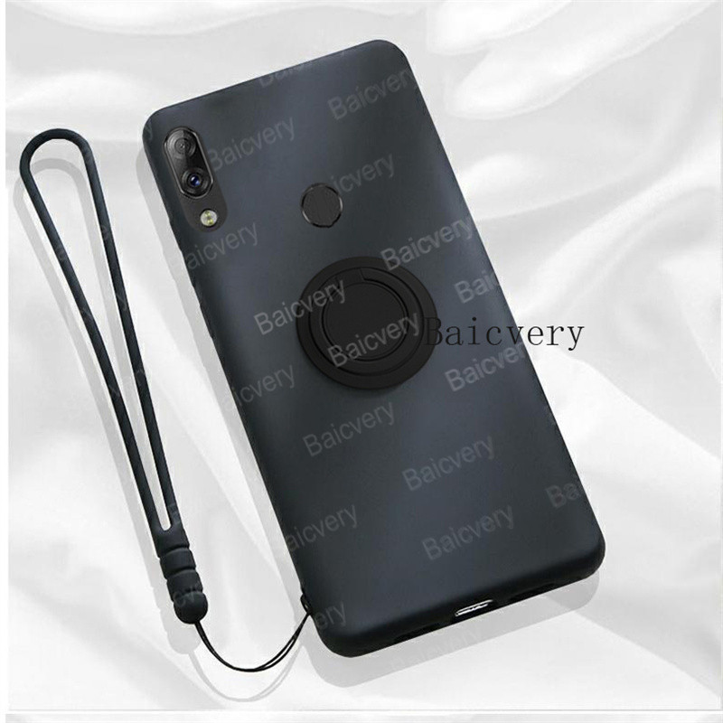 Custodia in TPU Compatibile con Lenovo K5 Pro, Cover Protettiva Morbida e Antiurto con Ritagli Precisi e Design Sottile Antigraffio (Nero
