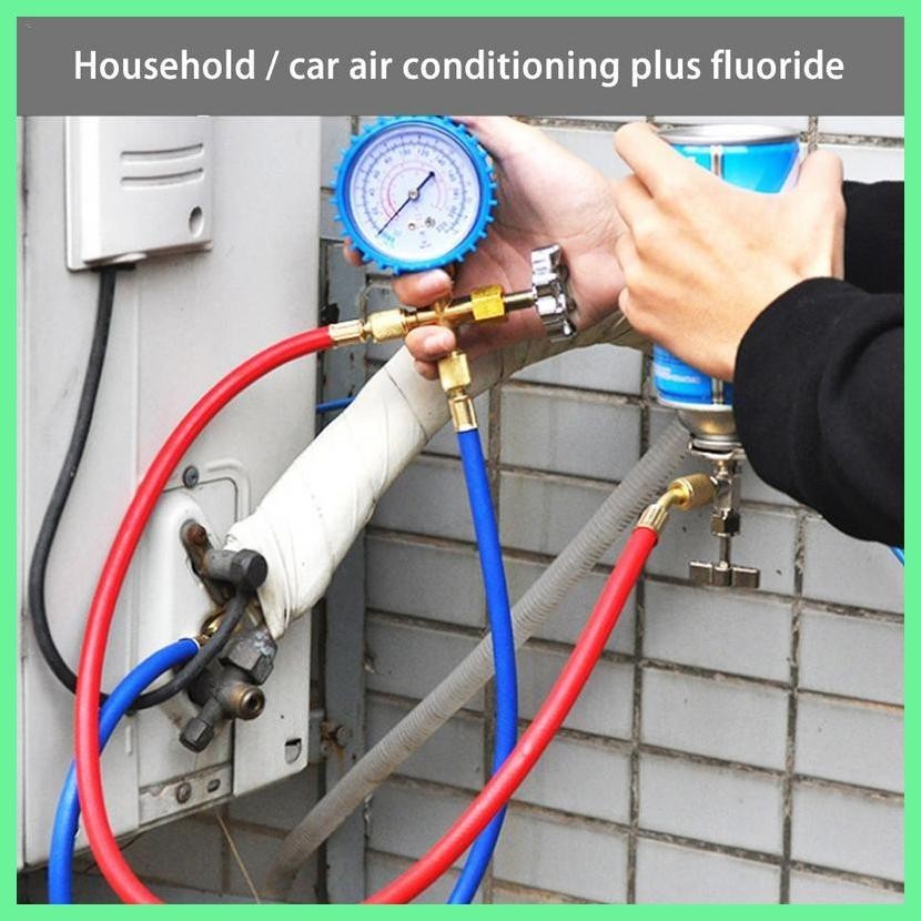 R134A Refrigerant Kit Tools Fridge Recharge Refrigerant Can Removing Tool Kit for Refrigerant