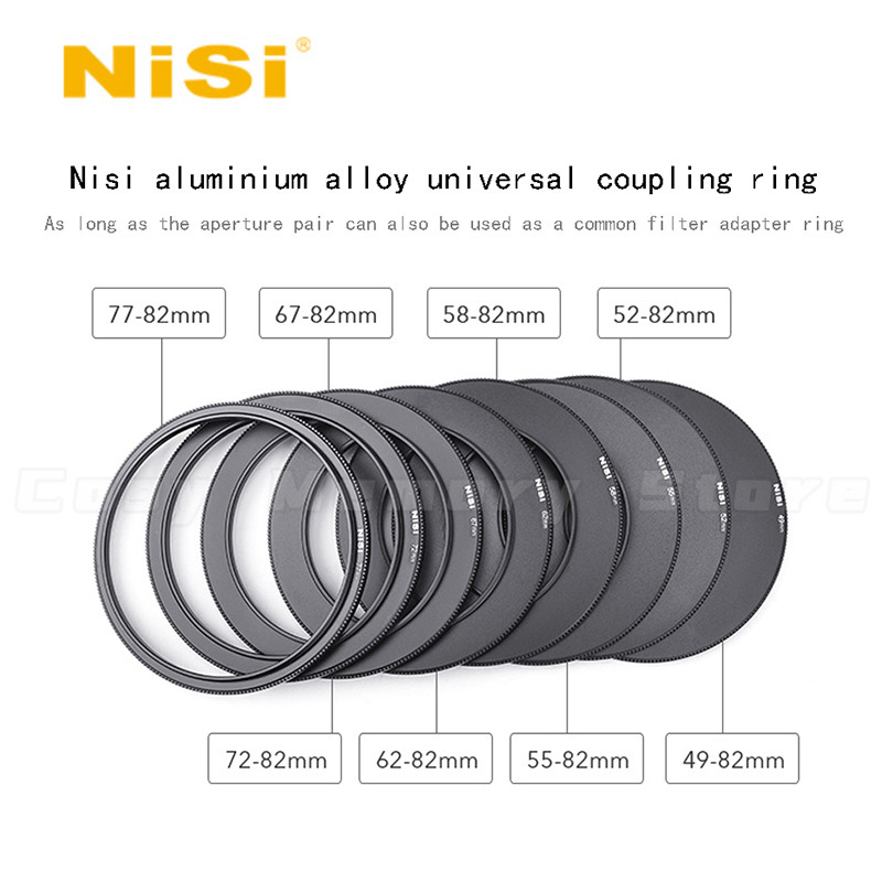 thumbnail image 2 of NiSi Adapter Ring For NiSi 100 V5, V5 Pro, V6, V7 Filter Holder Systems – Multiple Sizes Available (49mm To 95mm) 2 of 6