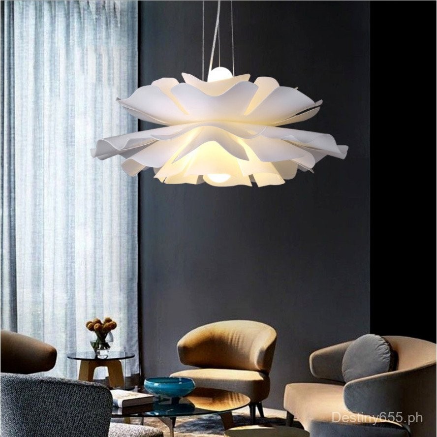 Nordic Flower Pendant Light Creative Restaurant Ceiling Light Modern ...