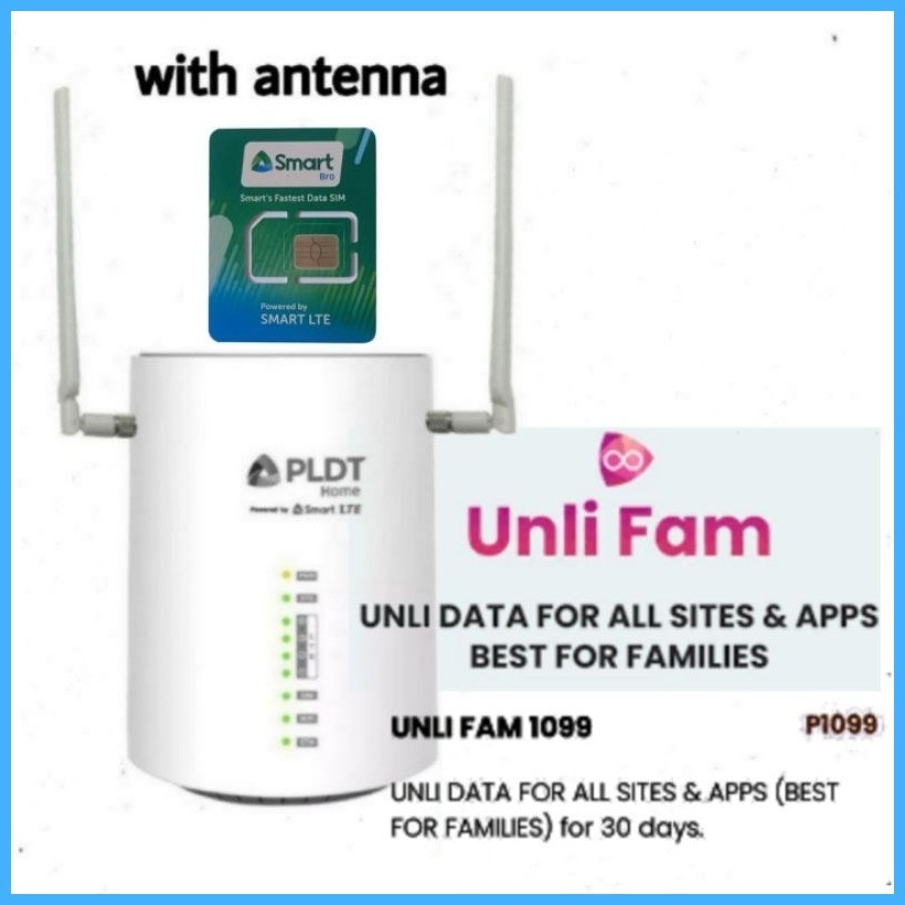 Pldt Home Prepaid Wifi Openline LTE Advanced Cat6 D2k Greenpacket with