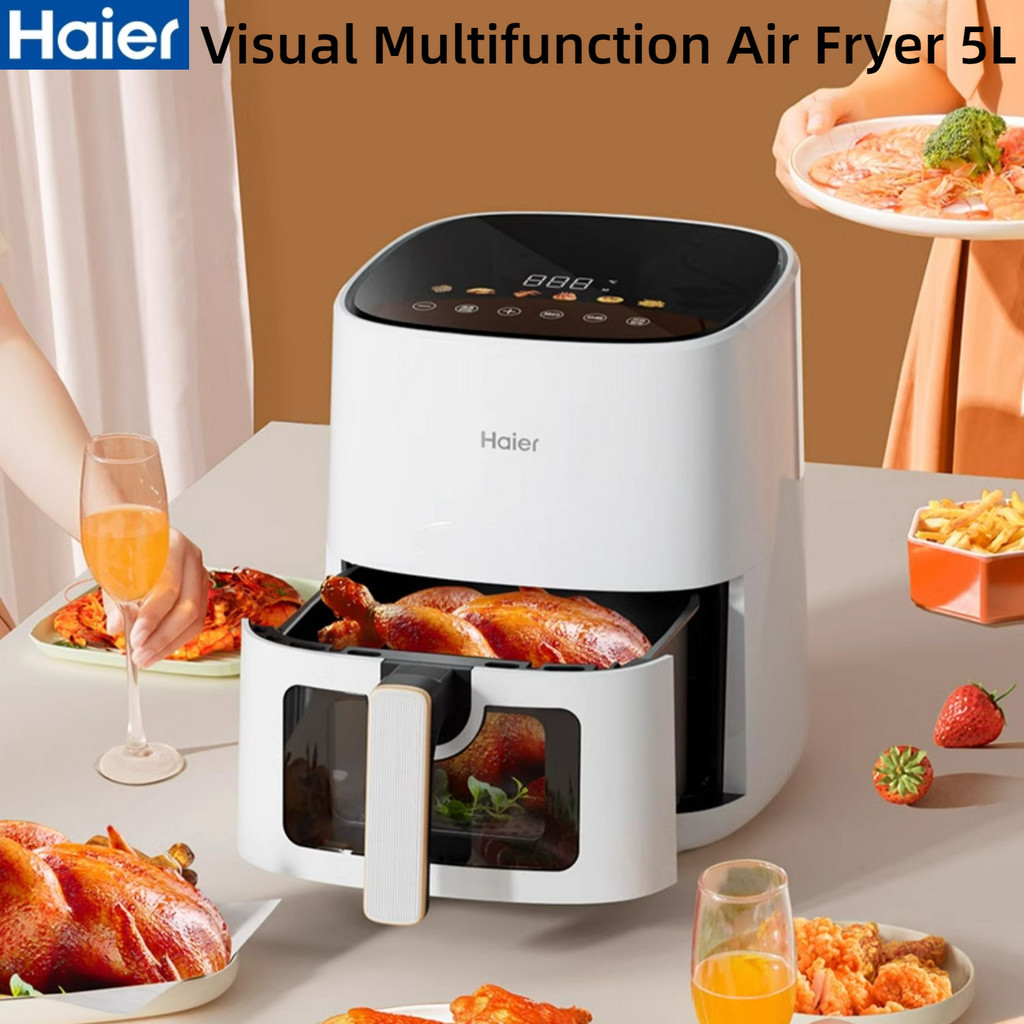 Haier Smart Visual Air Fryer 5L Household Visual Multi-Function Large ...