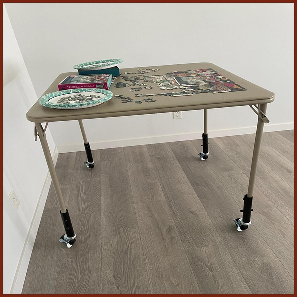 Folding Table Leg Extenders 4pcs Leg Riser Extensions for Folding Table