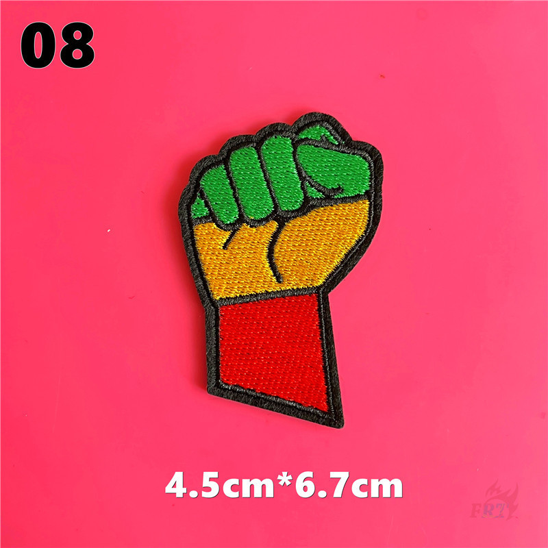 Bob Marley One Love Patch Jamaican Rasta Reggae Embroidered Iron