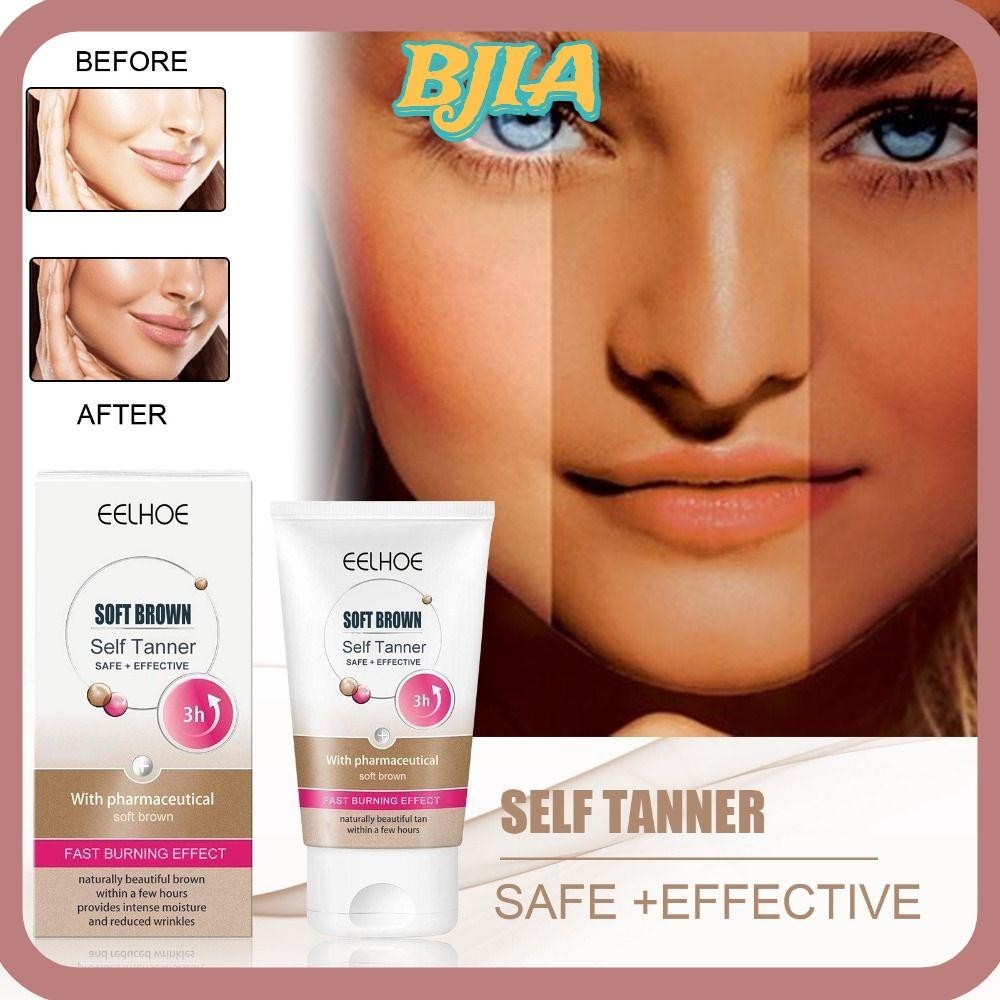 BJA Self Tanner Cream, Sunbeds Tanning Bronzer Brown Tanning Cream ...