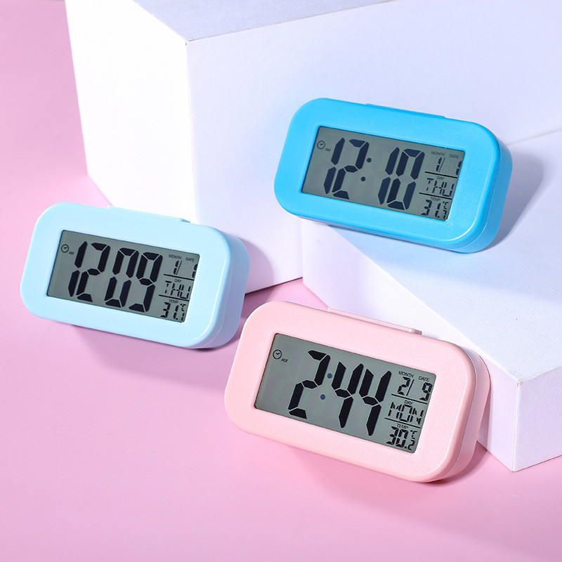 Hot selling Mini Alarm Clock Digital LED Display Clock Bedroom Digital ...