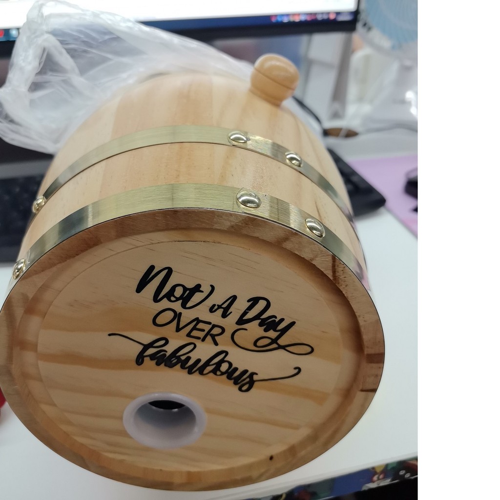Oak Barrel 0.8 Liter Visual Oak Aging Barrel With Stand - Charred Mini ...