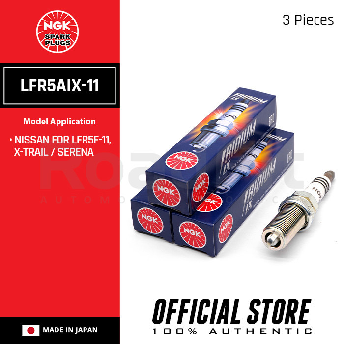 thumbnail interactive-video image 1 of 8-Piece Set NGK Iridium Spark Plugs LFR5AIX-11 (4469) - For Hyundai, Nissan, Infiniti, Yamaha - Lifetime Warranty 1 of 12