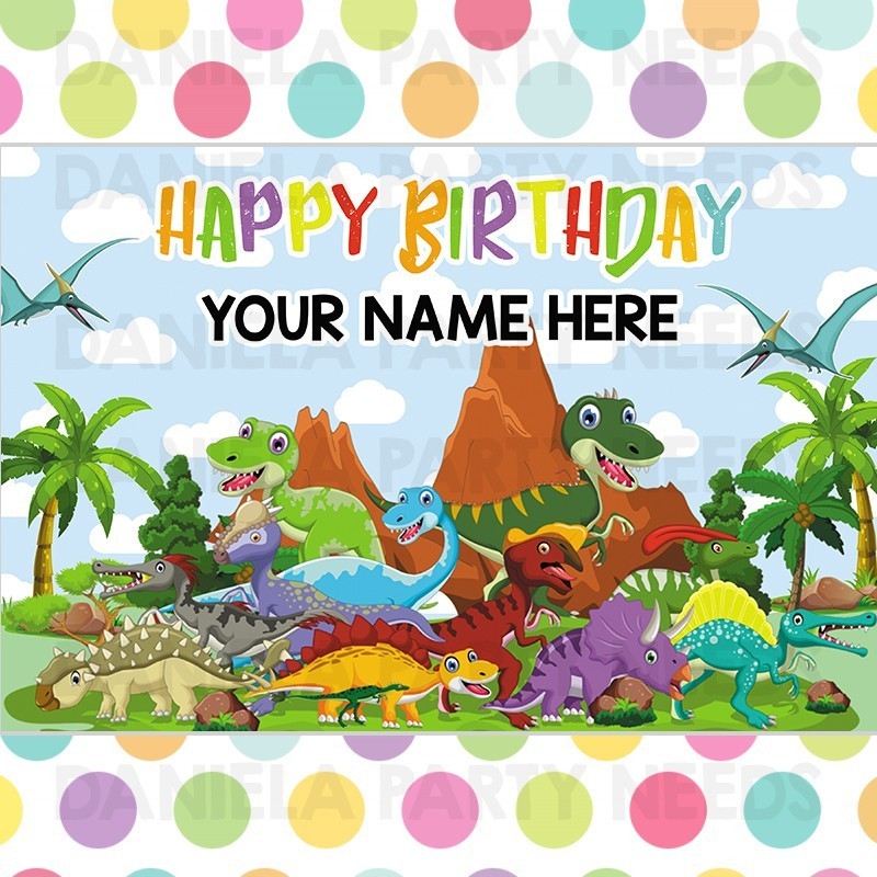 NEW! Dinosaur theme / Baby Dino Theme Birthday party decoration (Poster ...