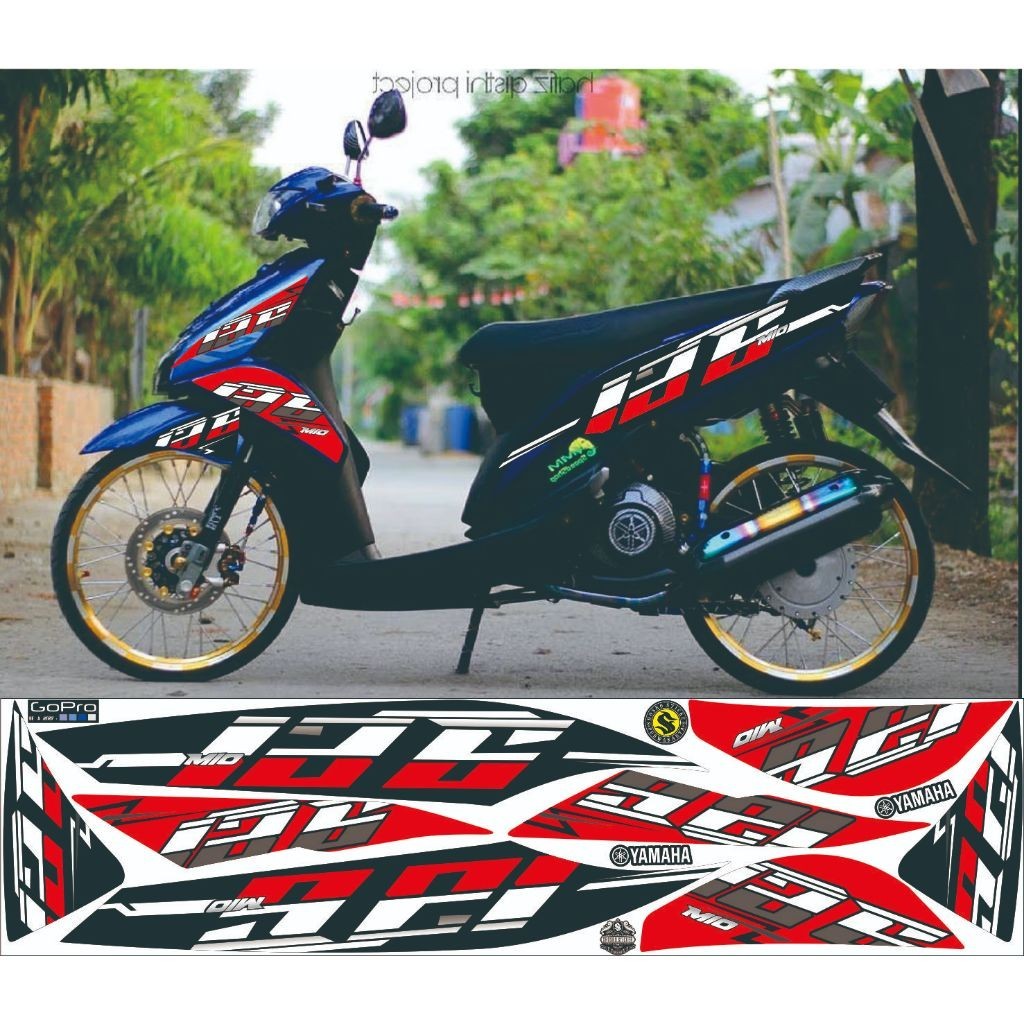 Mio J Striping VARIATIONS GT Stickers Simple Motif List Variations of ...