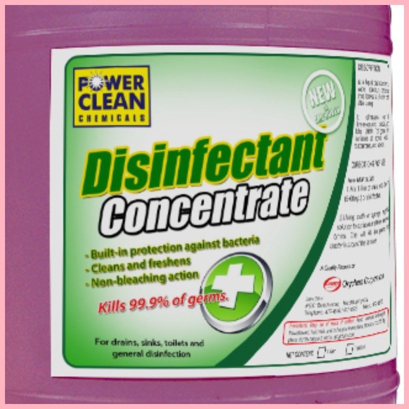 Power Clean Solutions DISINFECTANT CONCENTRATE - 1 GALLON Misting ...