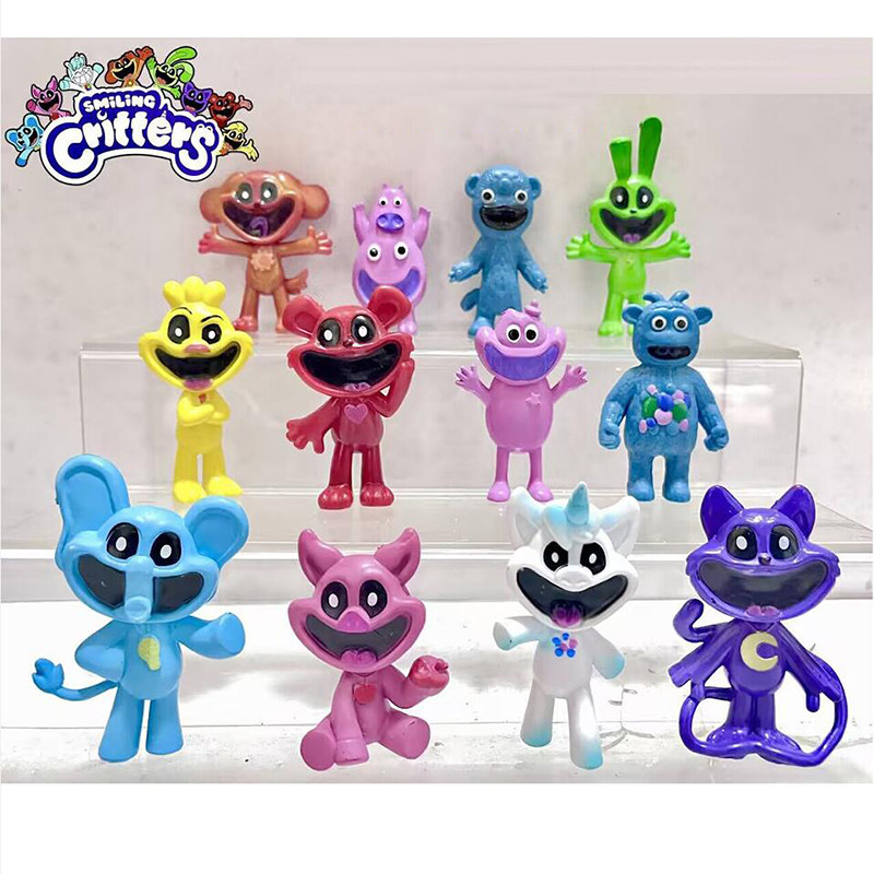 2024 New Smiling Critters Game Figures Model PVC Catnap Catnat Anime ...