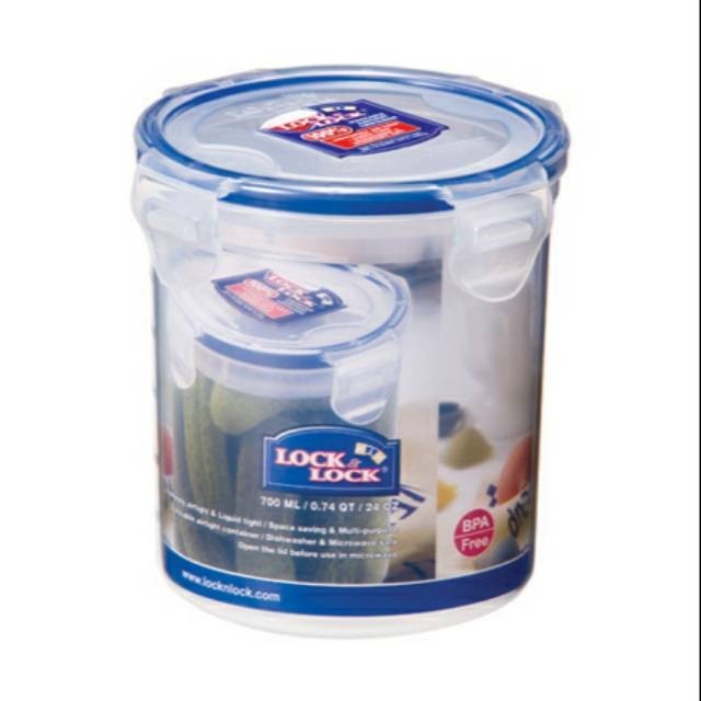 LOCKNLOCK Round Food Container 700ml HPL932D - Food Container jar ...