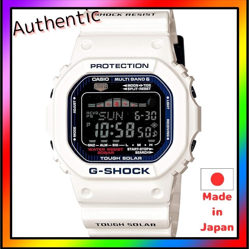 Casio Watch G Shock Genuine Japan G LIDE Radio Wave Solar GWX 5600C 7JF Men s White Shopee Philippines
