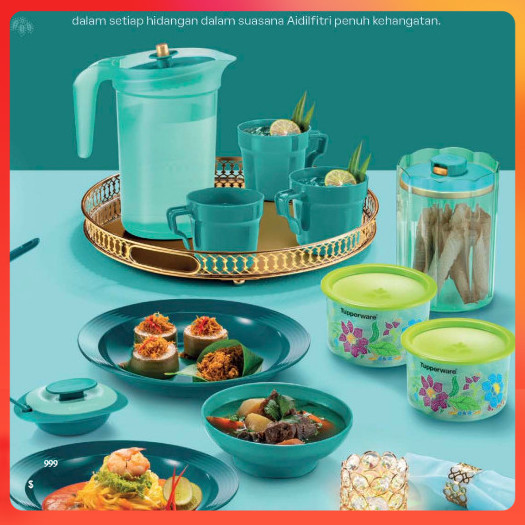Tupperware 2024 Batik Set Series Limited Edition Bekas Kuih Raya Balang