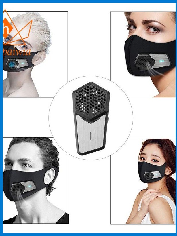 Personal Smart Electric Air Face Mask Fan for Air Supply, 650MAh Used ...