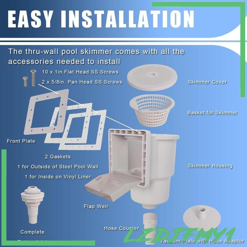[Lzdjfmy1] Swimming Pool Skimmer High Spare Parts Replaces SP11041 Wide ...