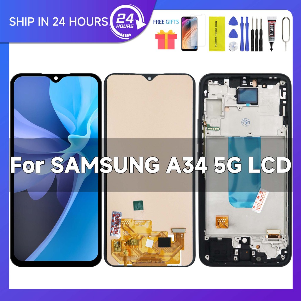 For Samsung Galaxy A34 5G A346 A346B A346E LCD Display Digital Touch ...