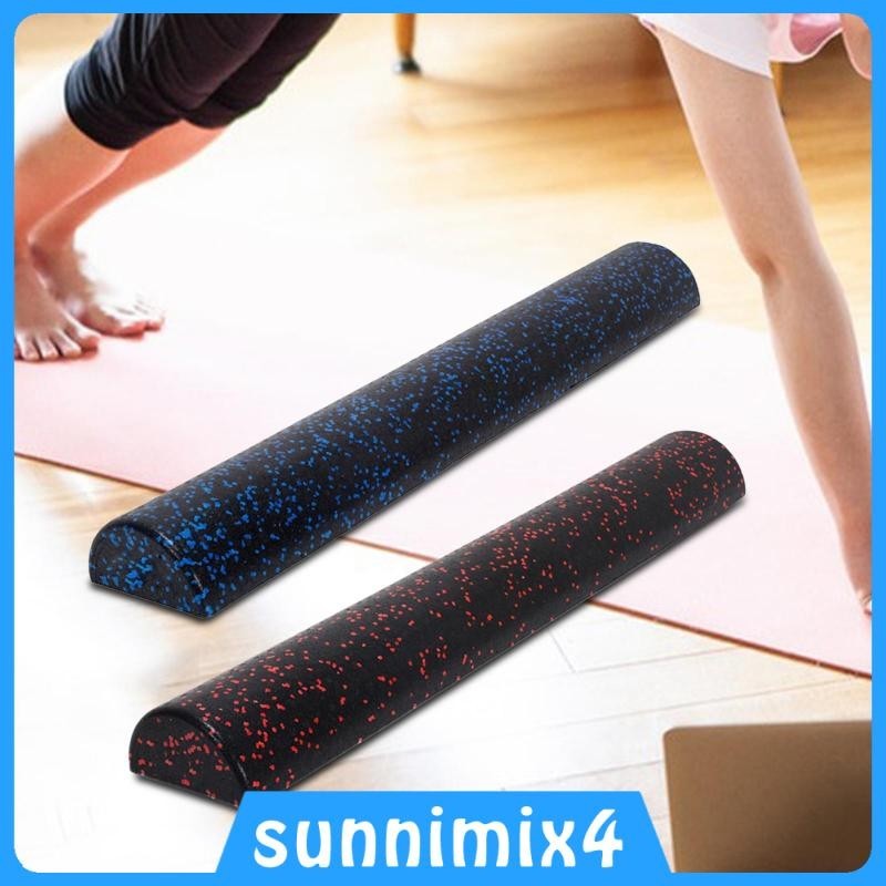 [ Half Round Foam Roller, Neck Back Back Neck Legs Massage, Yoga Blocks ...
