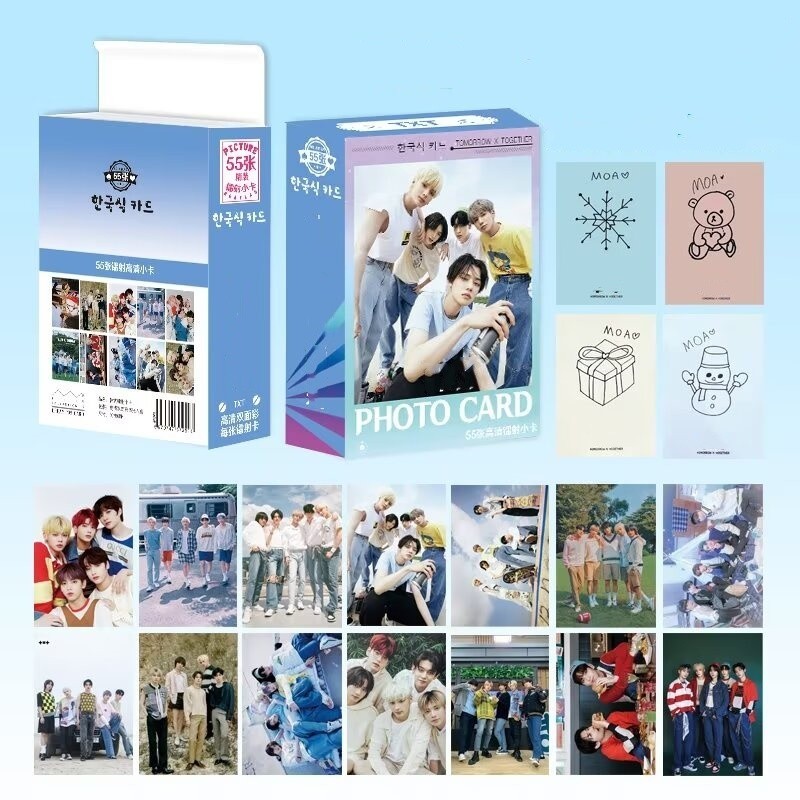 50-119pcs TX-T Holographic Laser Photocards FREEFALL Beomgyu Soobin ...