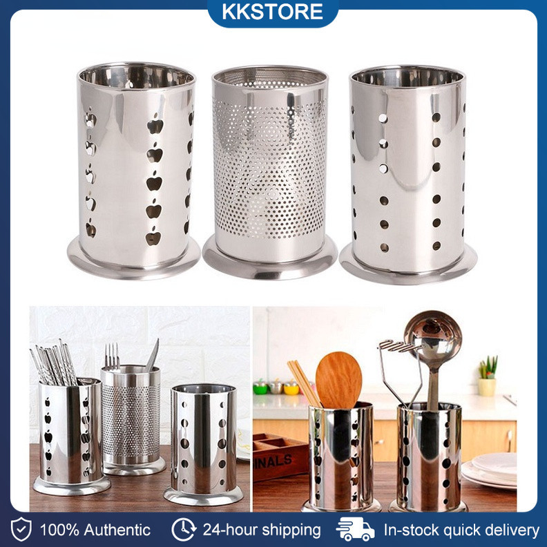 Stainless Steel Cutlery Cage Cutlery Rack Drain Rack Storage Spoon ...