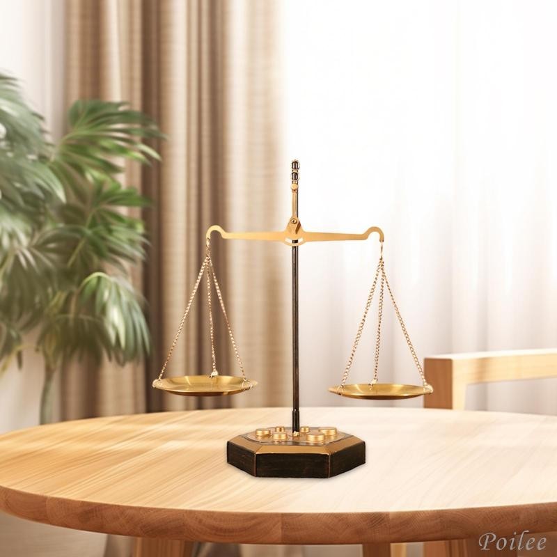 [ Home Decor Accesories Display Tray Lawyer Scale of Justice Jewelry ...