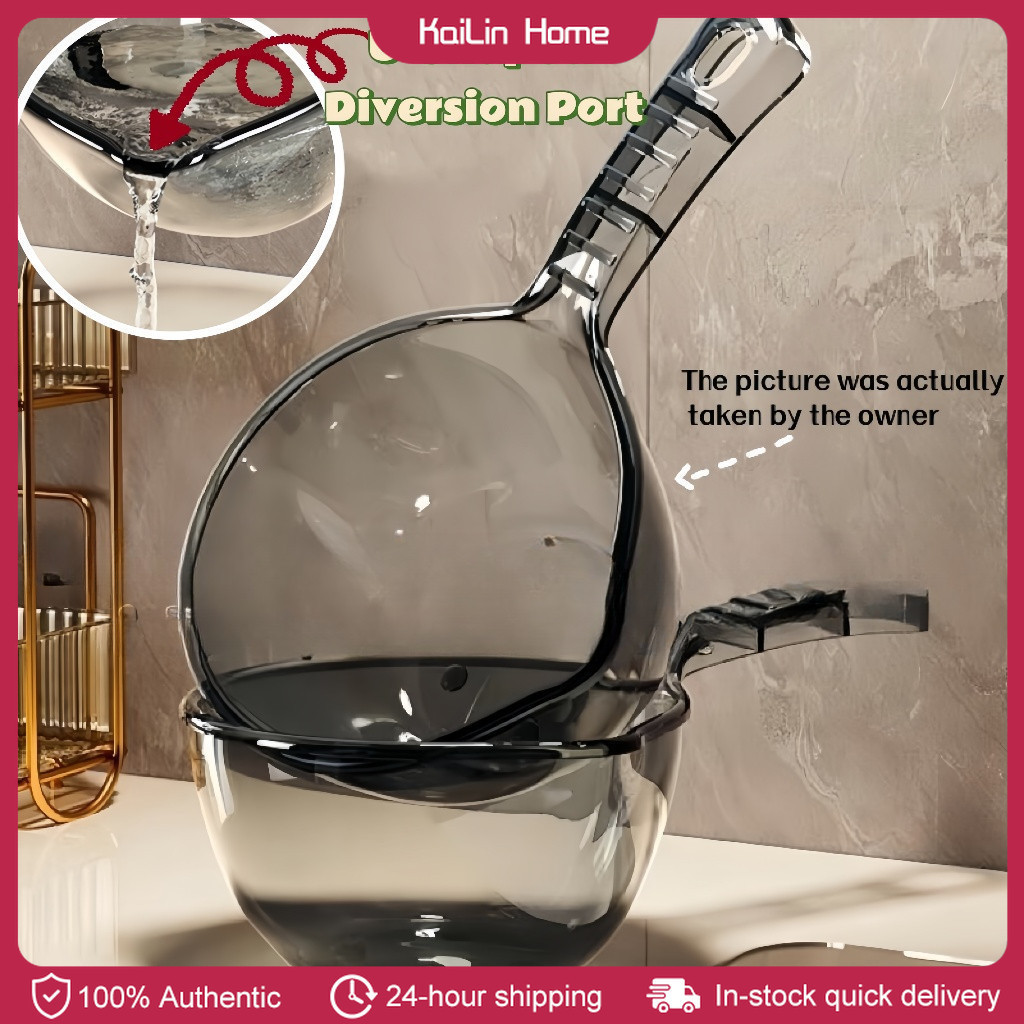 Water Dipper Clear Tabo Aesthetic Transparent Scooper Bathroom Toilet ...