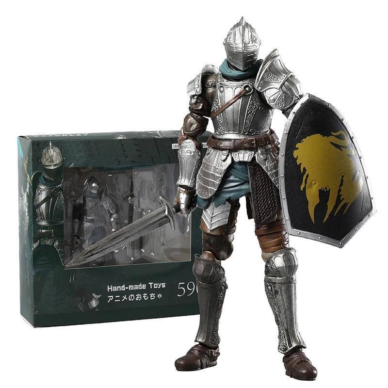 Dark Souls Figures Figma 590 Fluted Demon's Souls Armor Action Figurine ...