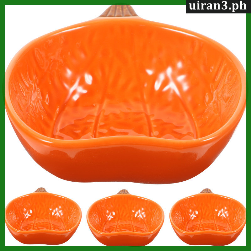 uiran3 Trick or Treat Candy Bowl Dessert Seasoning Plate Autumn Oven ...