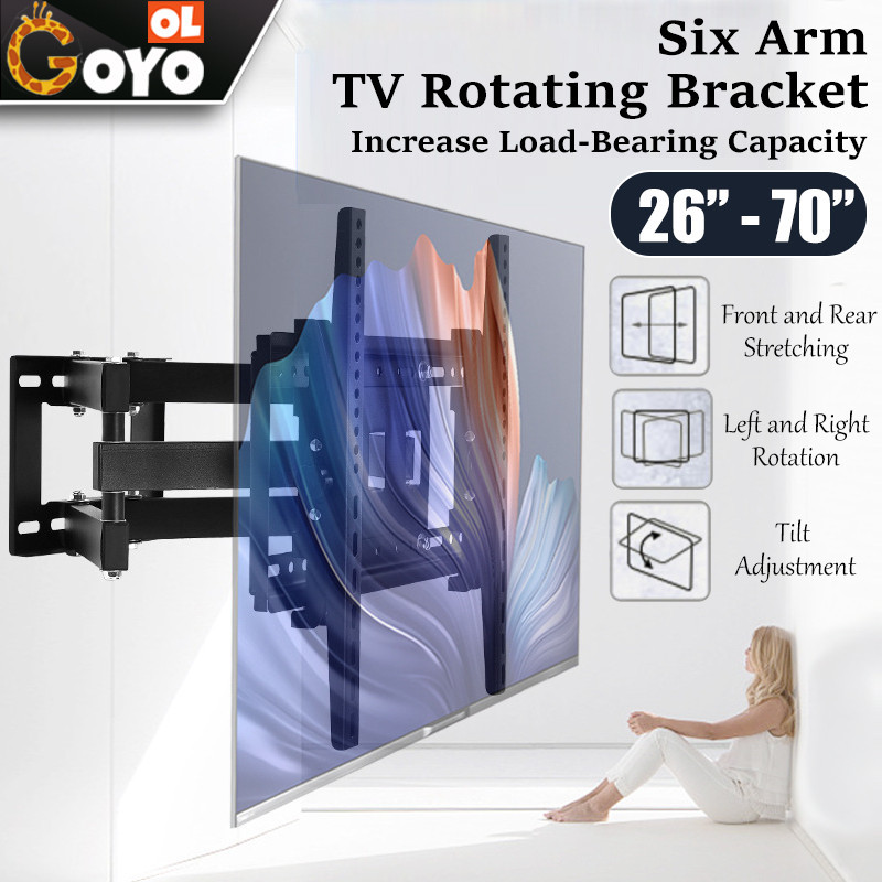 NB P6 Full Motion Cantilever Wall Mount for 4575 inch 45.5KG Shopee