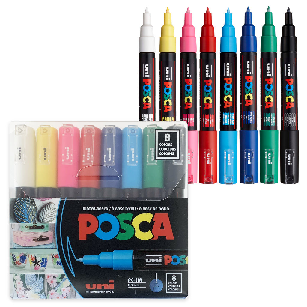 POSCA Marker // 8 Basic Color Set | Shopee Philippines