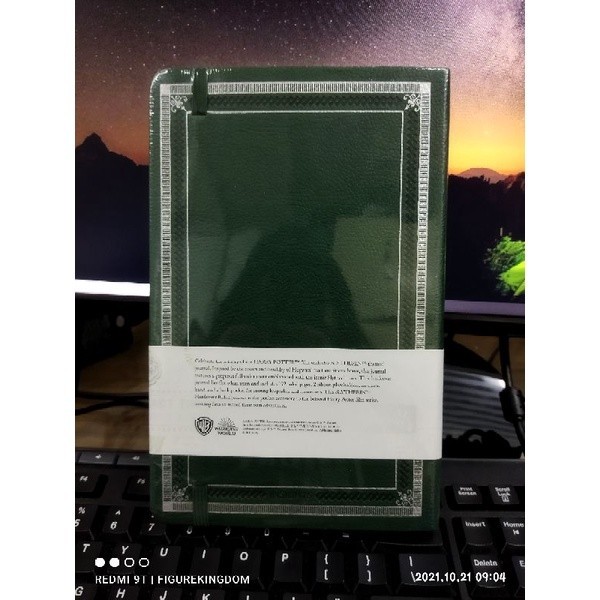 HARRY POTTER MERCHANDISE SLYTHERIN HARDCOVER RULED JOURNAL | Shopee ...