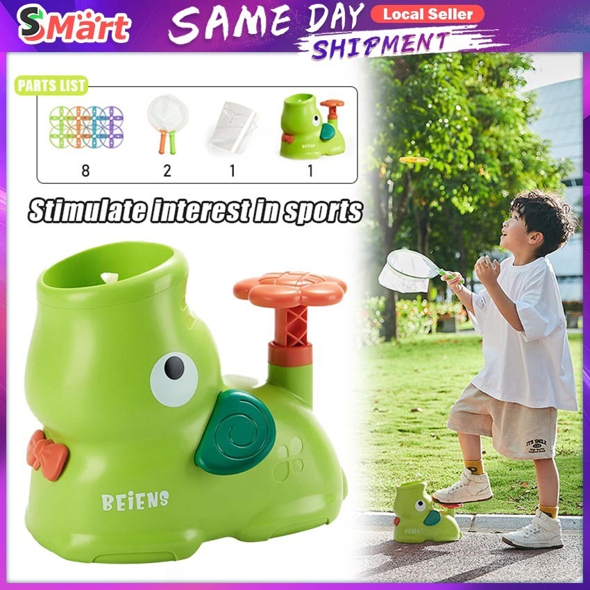 Flying Disc Air Rocket Launcher Outdoor Fun Game Foot Catapult Flying ...