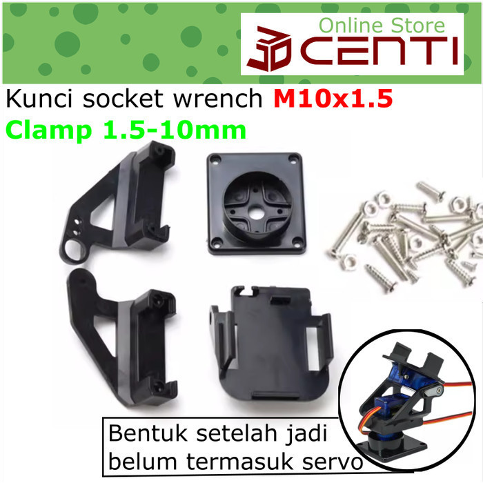 Camera Arm bracket tilt pan camera mount FPV servo SG90 MG 90s | Shopee ...