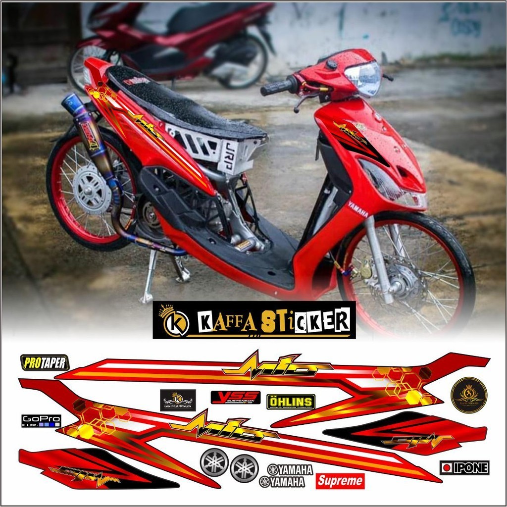 Mio SMILE -OLD - SPORTY STICKER STRIPING Variations | Shopee Philippines