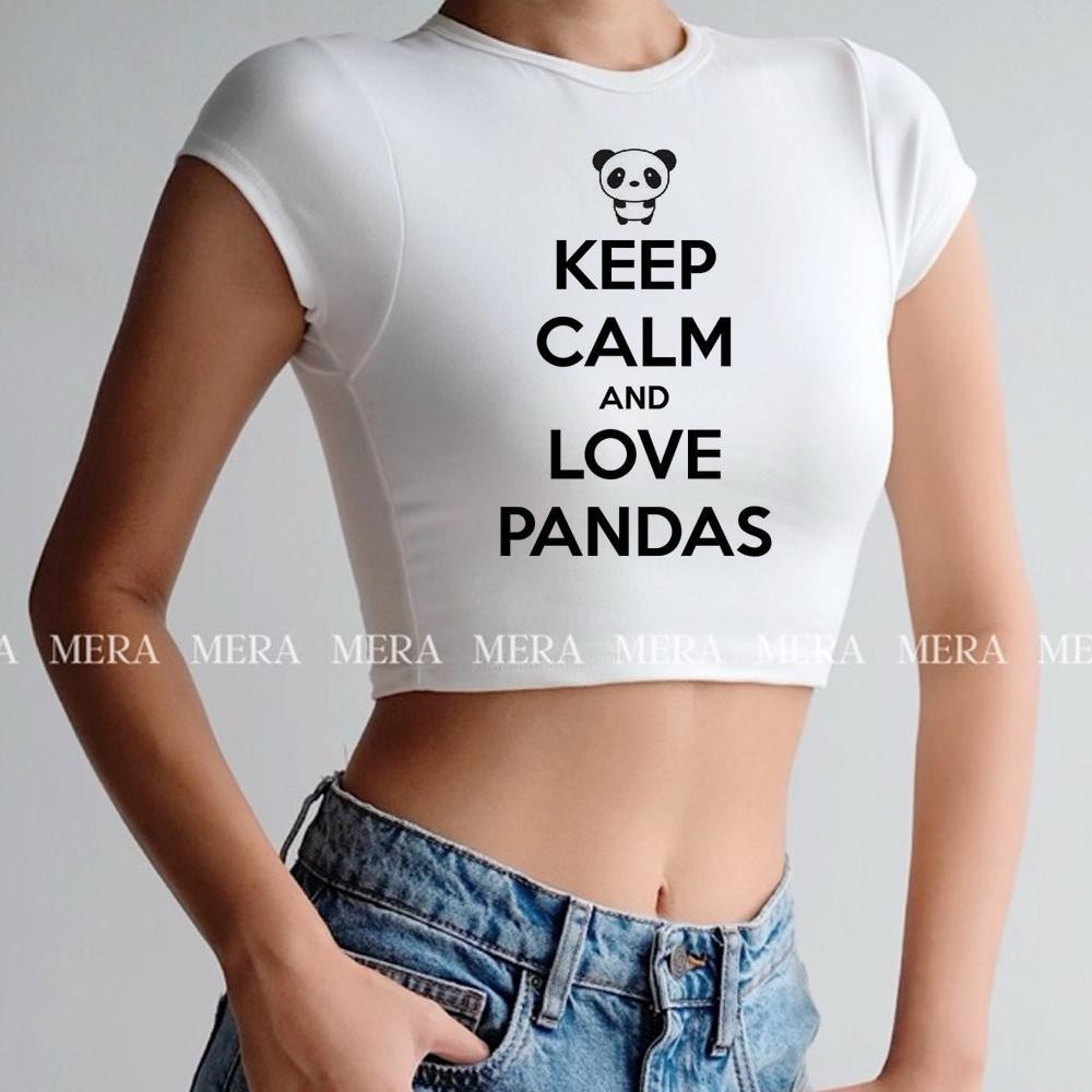Crop Love Pleated + Skirt Check Panda Dress Comic Top